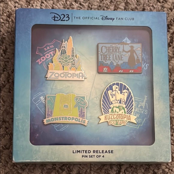 Disney Themed Collectible Pin Set - Picture 7 of 8
